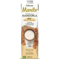  MAND'OR Növényi ital, cukormentes, dobozos, 1 l, MAND'OR "Prémium Bio", mandula