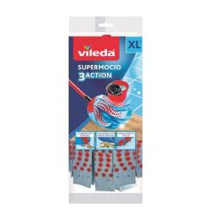   VILEDA Gyorsfelmosó fej, mikroszálas, VILEDA "Supermocio  3Action", kék