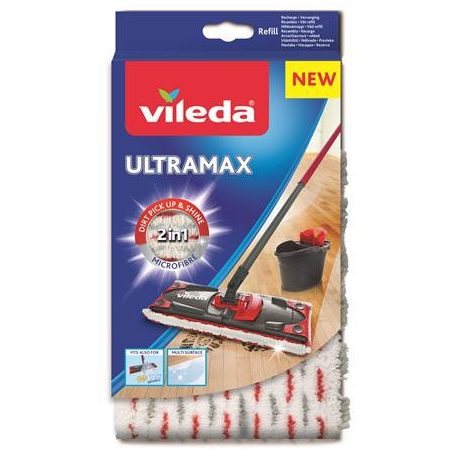 VILEDA Lapos gyorsfelmosó nedves utántöltő, 2 in 1, VILEDA "Ultramax"