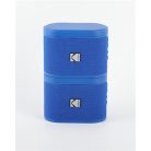 KODAK Hangszóró, hordozható, 5W, 2 db, KODAK "Soundbrix", kék