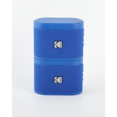   KODAK Hangszóró, hordozható, 5W, 2 db, KODAK "Soundbrix", kék