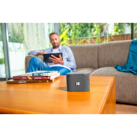 KODAK Hangszóró, hordozható, 5W, bővíthető, KODAK "Soundbrix", szürke