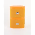 KODAK Hangszóró, hordozható, 5W, 2 db, KODAK "Soundbrix", narancssárga