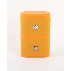  KODAK Hangszóró, hordozható, 5W, 2 db, KODAK "Soundbrix", narancssárga