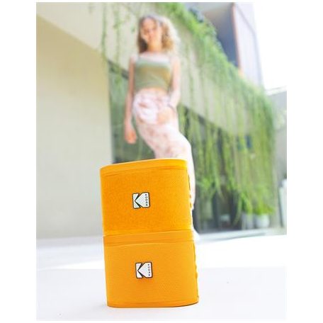 KODAK Hangszóró, hordozható, 5W, 2 db, KODAK "Soundbrix", narancssárga