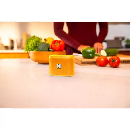 KODAK Hangszóró, hordozható, 5W, bővíthető, KODAK "Soundbrix", narancssárga