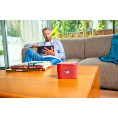 KODAK Hangszóró, hordozható, 5W, bővíthető, KODAK "Soundbrix", piros