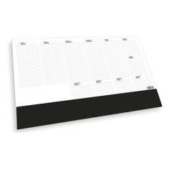   TOPTIMER Könyökalátét, 576x407 mm, heti tervezővel, TOPTIMER "T110", fekete