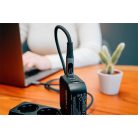 VERBATIM USB kábel, USB-C - USB-C, 1,2 m, 100W, teljesítménykijelzővel, VERBATIM