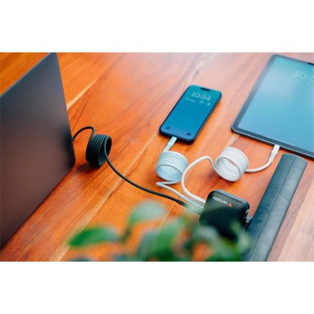 VERBATIM USB kábel, USB-C - USB-C, 1,2 m, 100W, mágneses, VERBATIM, kék