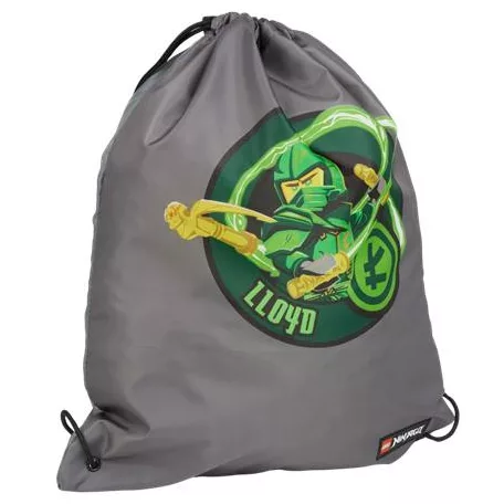 LEGO Tornazsák, LEGO "Ninjago Elemental Master of Energy", szürke-mintás