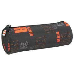   LEGO Tolltartó, henger alakú, cipzáras, LEGO "Ninjago Dragon Energy", fekete-mintás