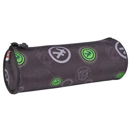 LEGO Tolltartó, henger alakú, cipzáras, LEGO "Ninjago Master of Energy", fekete-mintás