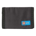 LEGO Pénztárca, tépőzáras, LEGO "City Race", fekete-mintás