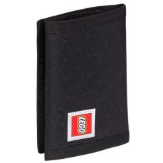   LEGO Pénztárca, tépőzáras, LEGO "Bricks", fekete-mintás