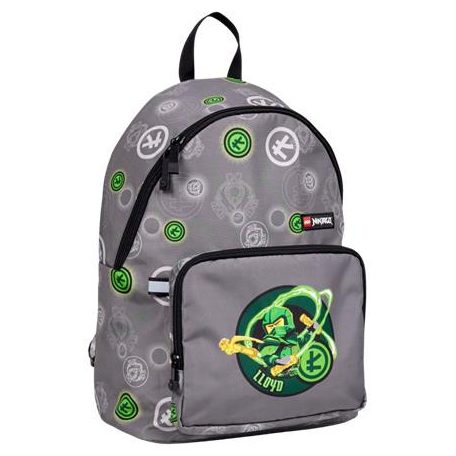 LEGO Hátizsák, LEGO "Ninjago Elemental Master of Energy", szürke-mintás