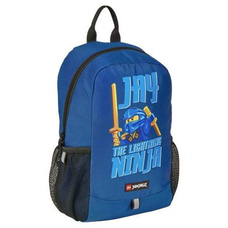 LEGO Hátizsák, közepes, LEGO "Ninjago Jay", kék-mintás