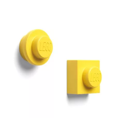 LEGO Mágnes, 2 különböző forma, LEGO, sárga