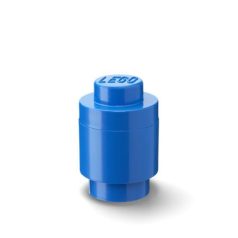 LEGO Tárolódoboz, henger, LEGO, kék