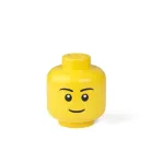 LEGO Tárolódoboz, fej, kicsi, LEGO, Boy