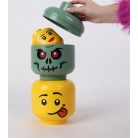LEGO Tárolódoboz, fej, kicsi, LEGO, Silly