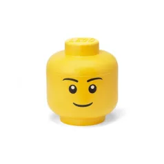 LEGO Tárolódoboz, fej, nagy, LEGO, Boy