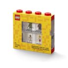 LEGO Gyűjtődoboz, minifiguráknak, 8 rekesz, LEGO, piros
