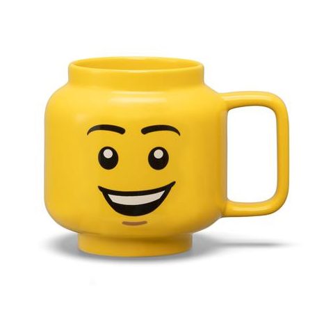 LEGO Bögre, kerámia, 530 ml, LEGO, Happy Boy