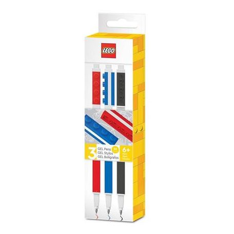 LEGO Zseléstoll készlet, 0,7 mm, kupakos, LEGO, 3 különböző szín
