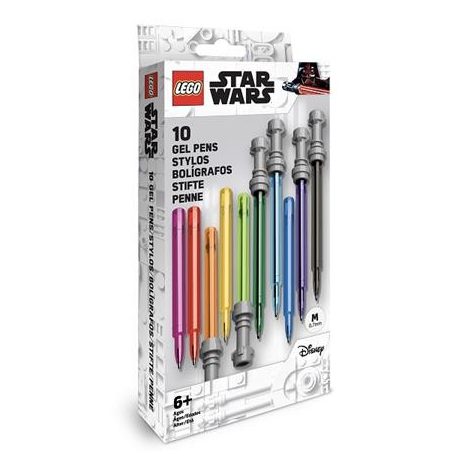 LEGO Zseléstoll készlet, 0,7 mm, fénykard, LEGO "Star Wars", 10 különböző szín