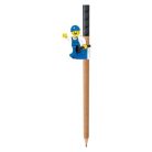 LEGO Színes ceruza készlet, mini figurával, LEGO, 12 különböző szín