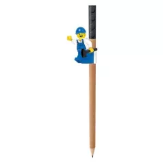   LEGO Színes ceruza készlet, mini figurával, LEGO, 12 különböző szín