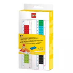   LEGO Vonalzókészlet, építhető, 2 darabos, mini figurával, LEGO