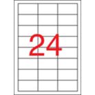 APLI Etikett, univerzális, 64,6x33,8 mm, eltávolítható, APLI, 2400 etikett/csomag