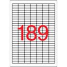 APLI Etikett, univerzális, 25,4x10 mm, eltávolítható, kerekített sarkú, APLI, 4725 etikett/csomag