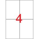 APLI Etikett, univerzális, 105x148 mm, APLI, 100 etikett/csomag