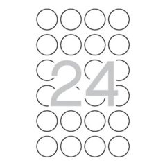  APLI Etikett, 40 mm kör, biztonsági, APLI, 240 etikett/csomag