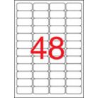 APLI Etikett, 45,7x21,2 mm, biztonsági, kerekített sarkú, APLI, 480 etikett/csomag