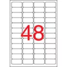 APLI Etikett, 45,7x21,2 mm, biztonsági, kerekített sarkú, APLI, 480 etikett/csomag