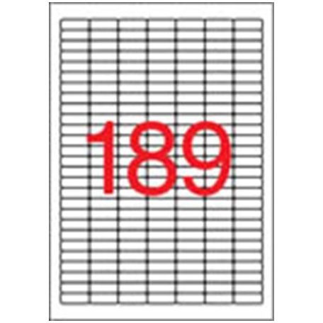 APLI Etikett, univerzális, 25,4x10 mm, kerekített sarkú, APLI, 3780 etikett/csomag