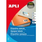 APLI Etikett, univerzális, 25,4x10 mm, kerekített sarkú, APLI, 3780 etikett/csomag