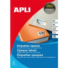   APLI Etikett, univerzális, 25,4x10 mm, kerekített sarkú, APLI, 3780 etikett/csomag