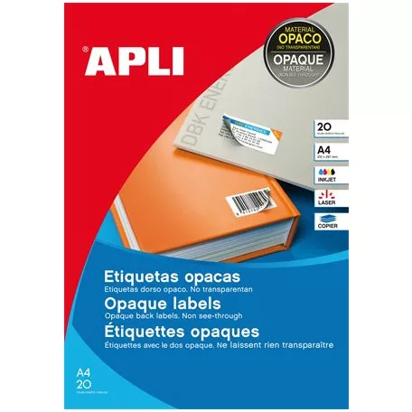 APLI Etikett, univerzális, 70x37 mm, APLI, 480 etikett/csomag