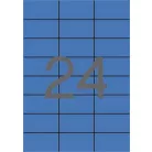APLI Etikett, 70x37 mm, színes, APLI, kék, 2400 etikett/csomag