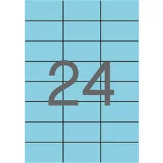   APLI Etikett, 70x37 mm, színes, APLI, pasztell kék, 480 etikett/csomag