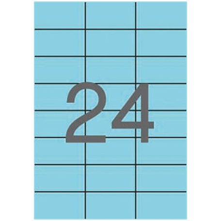 APLI Etikett, 70x37 mm, színes, APLI, pasztell kék, 480 etikett/csomag