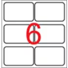 APLI Etikett, 34x53 mm, fagyasztható, kerekített sarkú, A5 hordozón, APLI, 60 etikett/csomag