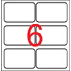   APLI Etikett, 34x53 mm, fagyasztható, kerekített sarkú, A5 hordozón, APLI, 60 etikett/csomag