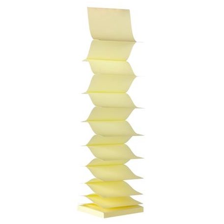 APLI Öntapadó jegyzettömb, "Z", 75x75 mm, 100 lap, APLI "Classic", sárga
