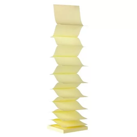 APLI Öntapadó jegyzettömb, "Z", 75x75 mm, 100 lap, APLI "Classic", sárga